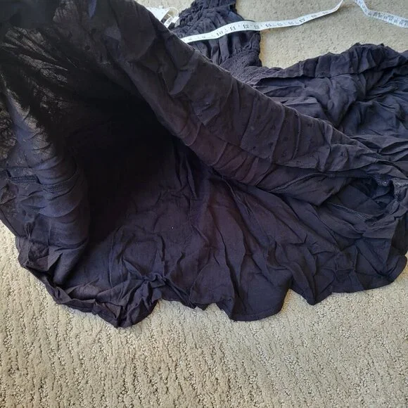 Women's FOROLAV Off Shoulder Flowy Romper – Black – Size S – NWT - Picture 13 of 13